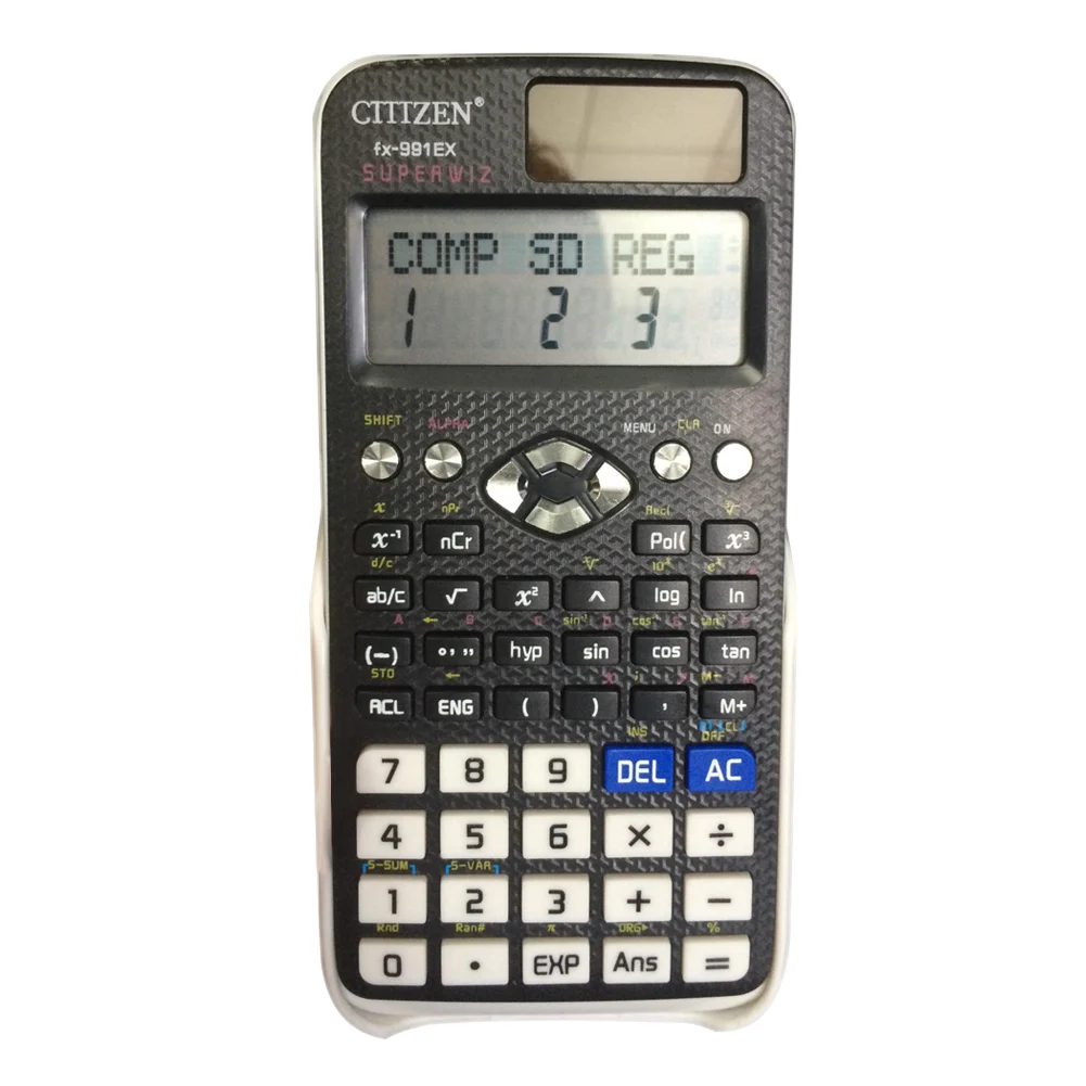 الطاقة الشمسية آلة حاسبة علمية EX 552 للمنزل مكتب المدرسة عداد حساب @ JH