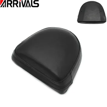 

Motorcycle Sissy Bar Backrest Black Seat Cushion Pad For Harley Choppers Universal Synthetic Leather