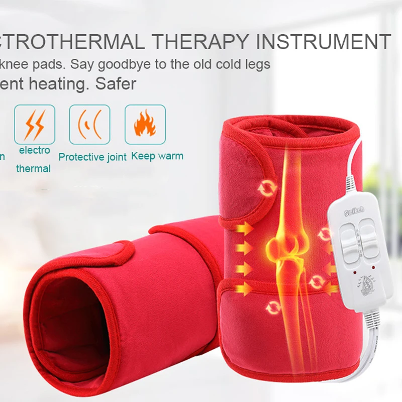 

Electric Knee Protection Warm Inflammation Moxibustion Knee Physiotherapy Heating Old Cold Legs Men Women Elderly Leg Massager