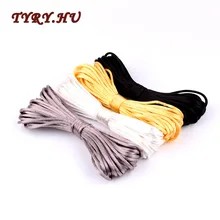 TYRY. HU атласный нейлоновый шнур для бисероплетения шелковая веревка макраме Kumihimo Shamballa для Diy браслета ожерелье аксессуары для изготовления ювелирных изделий 10 м
