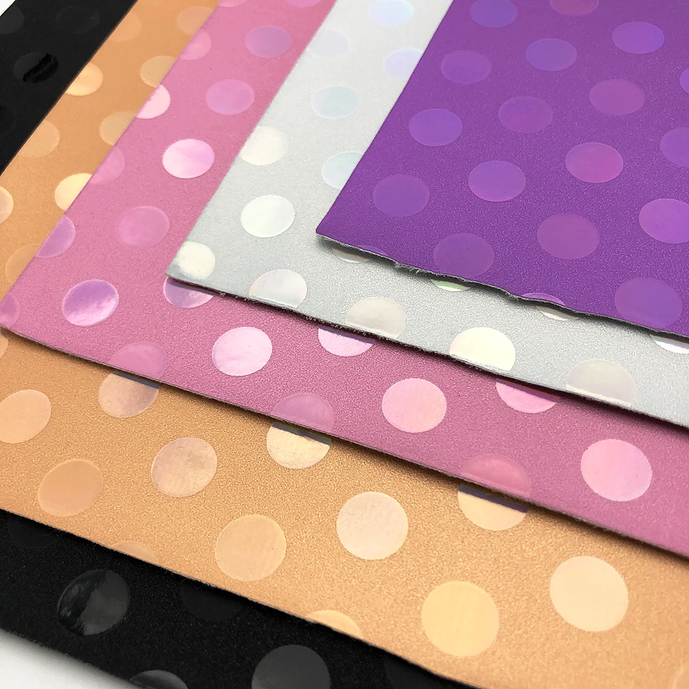 

David accessories 30*130cm Dot Synthetic Leather For Hair Bow Bow-knot Bags DIY Projects,1Yc4496