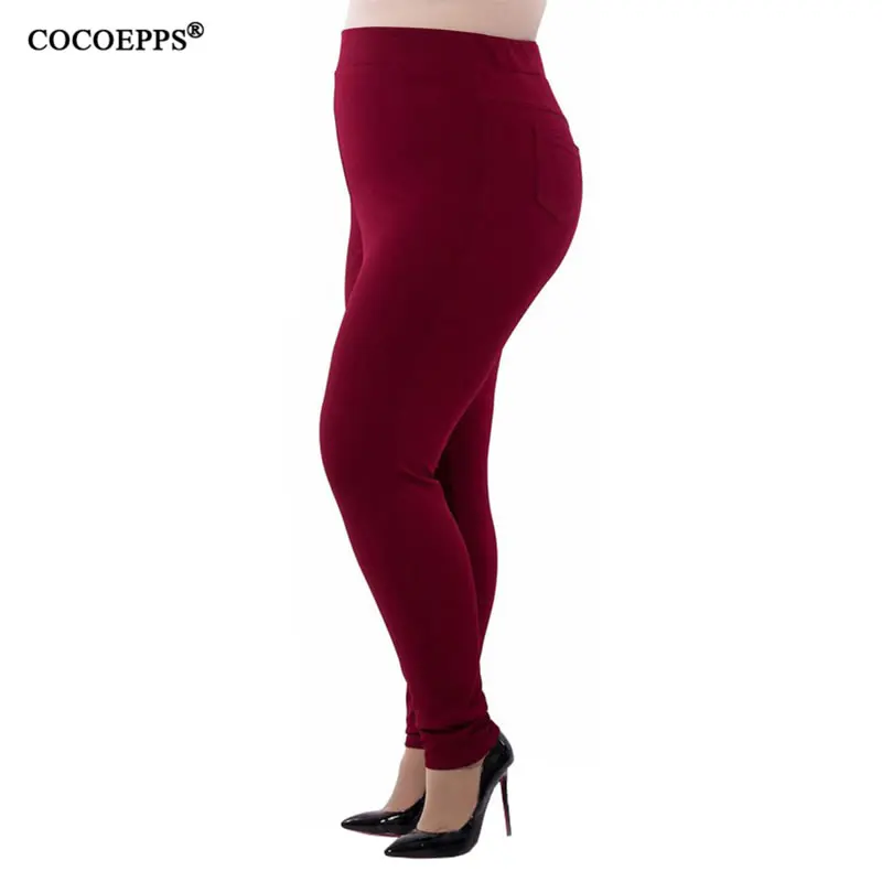 COCOEPPS Летние повседневные женские брюки размера плюс, новинка, большие размеры, одноцветные шаровары, узкие брюки с высокой талией, 4 цвета, длинные штаны 5XL 6XL