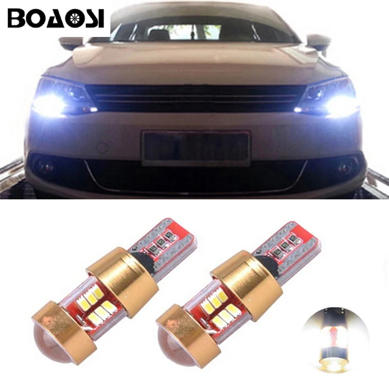 

BOAOSI 2x Car LED T10 Canbus W5W No error Wedge Light for VW POLO Golf 5 6 7 GTI Passat B5 B6 B7 Jetta Bora MK5 MK6 Tiguan
