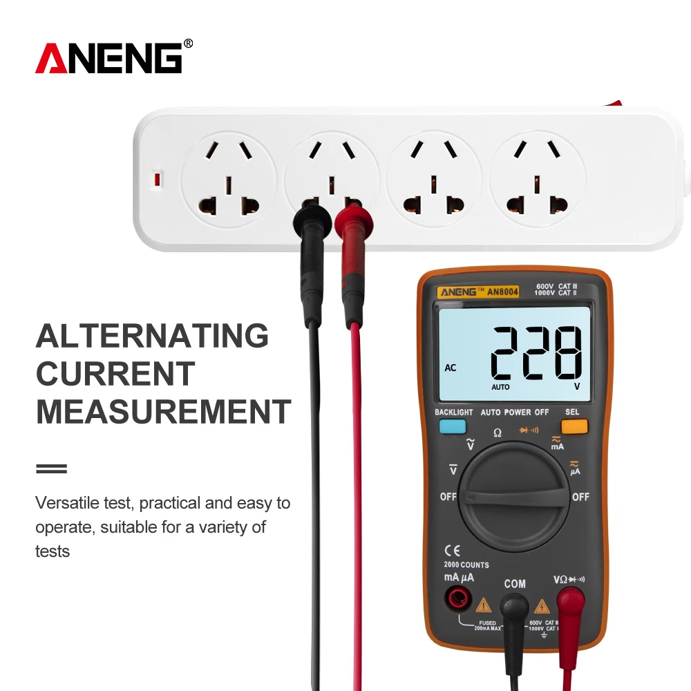 ANENG AN8004 LCD digital multimeter profesional capacitor tester esr meter richmeters inductance meter tester be true
