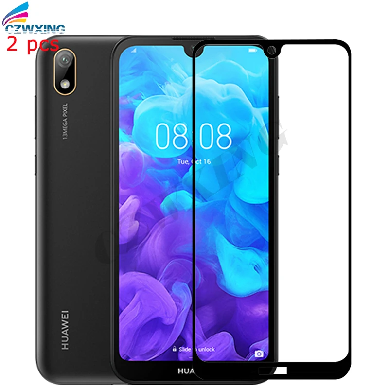 Закаленное стекло для Huawei Y5 2019 Y6 Y7 Y9 AMN-LX AMN-LX3 защита экрана | Мобильные телефоны и