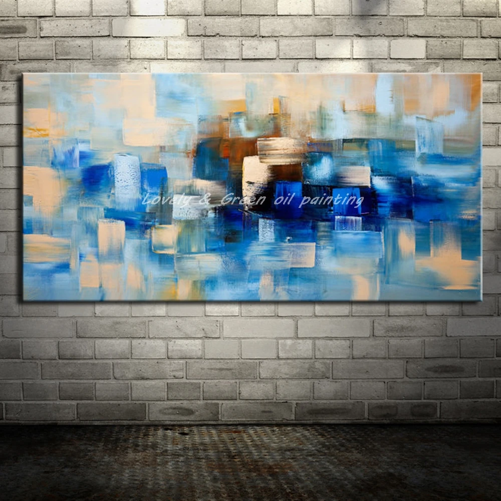 

Beautiful Colorful Home Decor Oil Painting Modern Abstract Wall Picture Hand Painted Canvas Oil Painting For Wall Decor Unframed