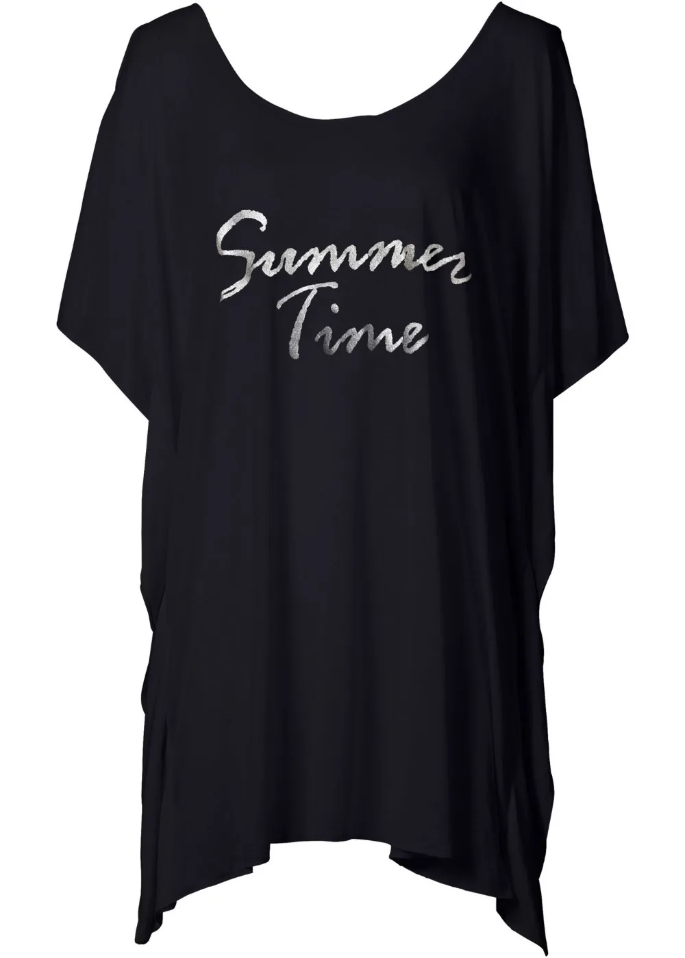 Летнее время Cold Shoulder Shirt пляжное платье 4f4576