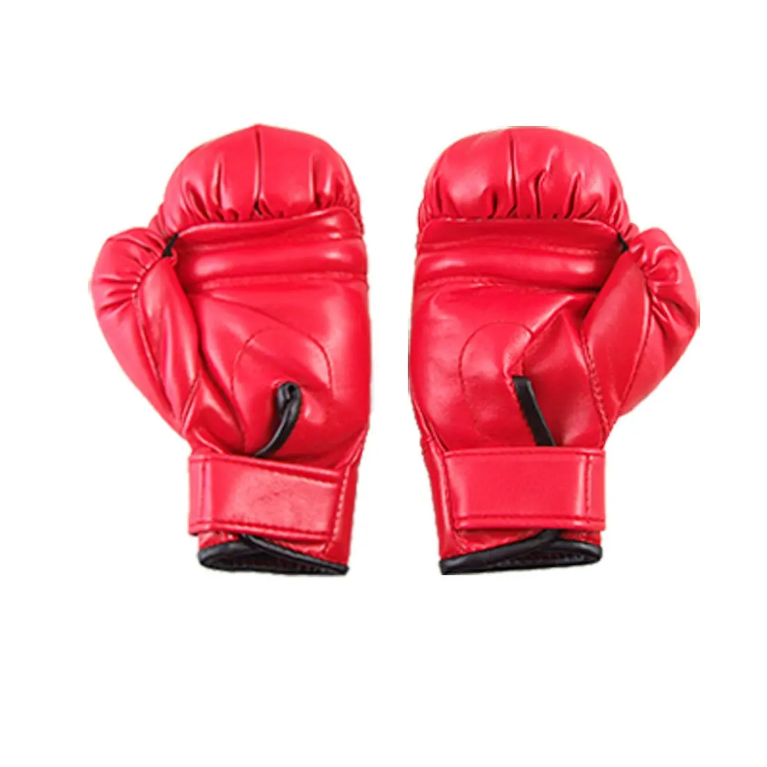Good deal Sponge Padded Red Faux Leather Boxing Gloves for Child on Alibaba Group