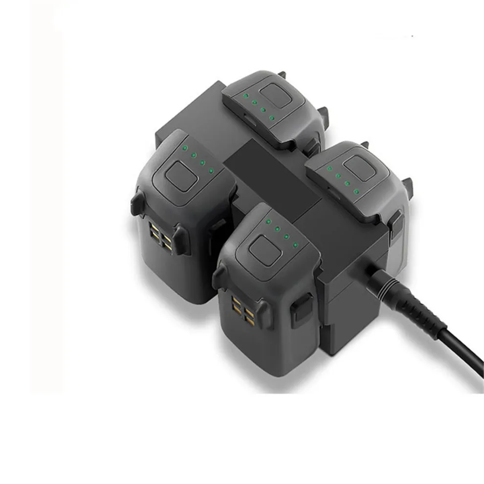 4in1 Battery Charger Hub RC Intelligent Quick Display Charging For DJI SPARK -4