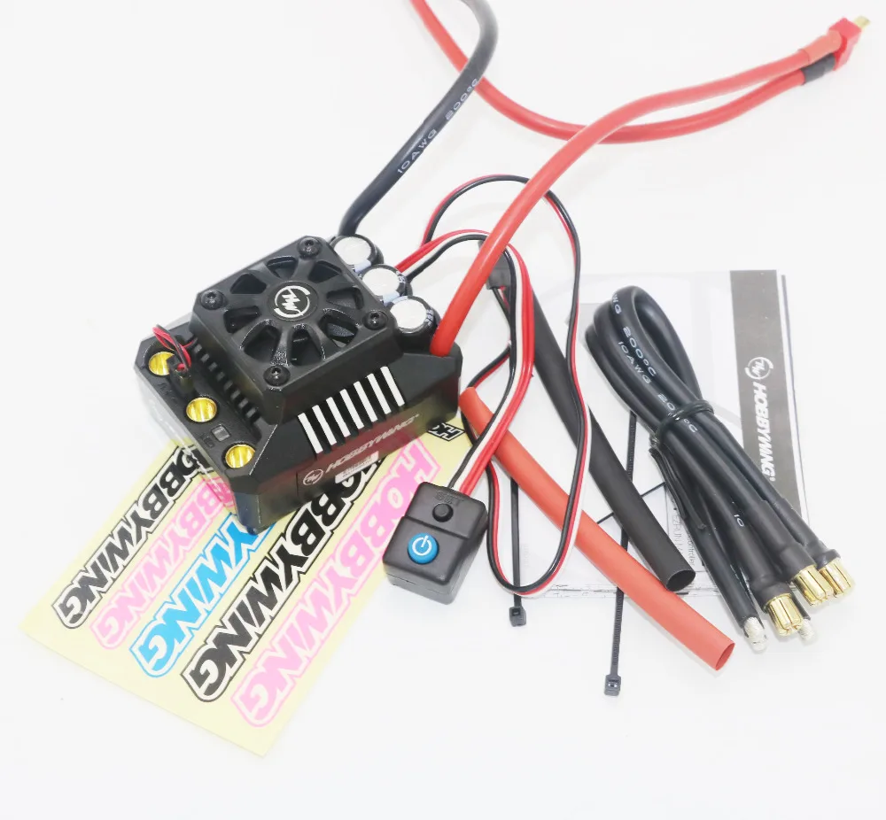 US $125.95 Hobbywing EZRUN Max8 150A ESC Waterproof WP Brushless Speed Controller With Programming Card XT90 T TRX Plug For RC 18 Car