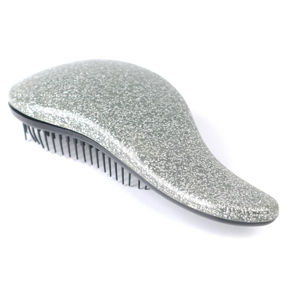 Glitter Magic Handle Tangle Detangling plastic Comb Shower Hair Brush detangler Salon women Styling hairbrush drop shipping Glitter Magic Handle Tangle Detangling plastic Comb Shower Hair Brush detangler Salon women Styling hairbrush drop shipping