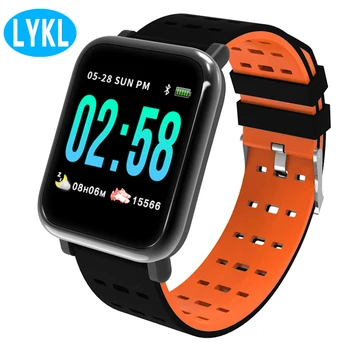 

LYKL A6 Smart Sport Watch Heart Rate Monitor Fitness Tracker Sleep Monitor IP67 Life Waterproof Sport Watch Band for IOS Android