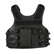 Мужской наружный охотничий жилет тактический 600D Молл черный 21,7* 20.9in военный охотничий жилет защитный многофунциональный жилет шлейка-жилетка