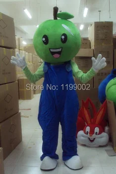 

New Green Apple Mascot Costumes Cosplay Costumes Custom Products free shipping.