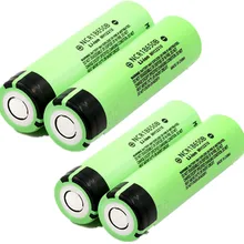 4 шт. 18650 3,7 v 3400 mah литиевая аккумуляторная батарея NCR18650B