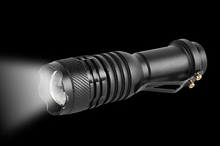 Lumiparty высококачественные мини черный Марка 2000lm Водонепроницаемый светодиодный фонарик 3 режима Масштабируемые светодиодный фонарик