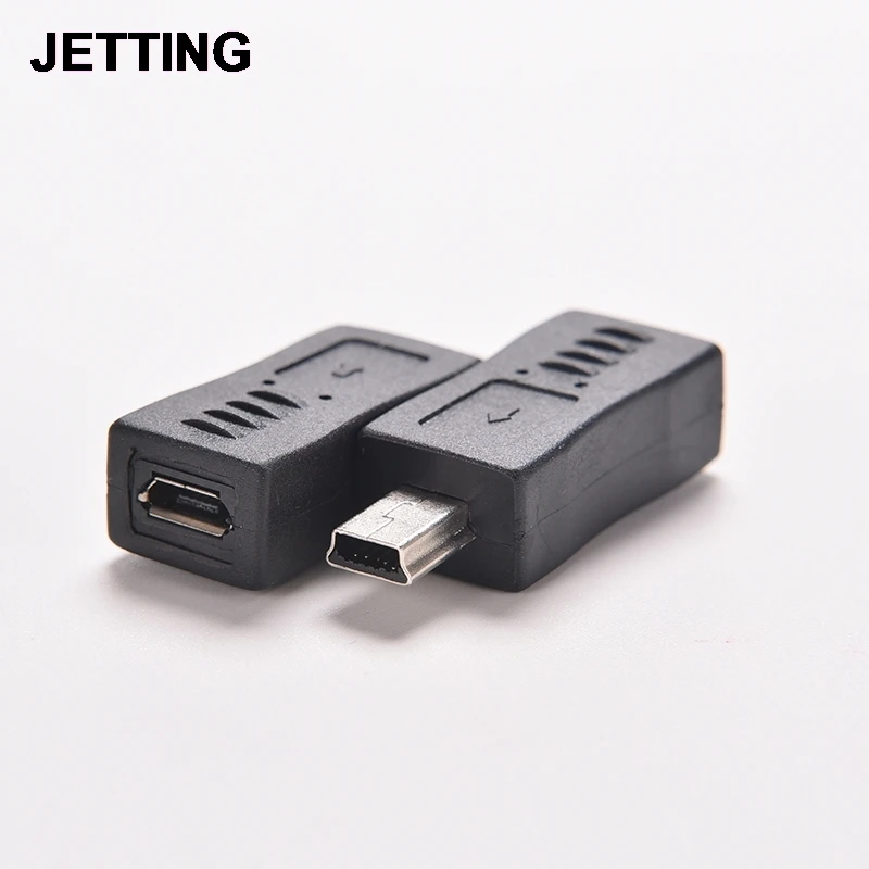 

1PC 4 Type Straight / L Shape Black Micro Mini USB Female to Micro USB Male Adapter Charger Connector Converter Adaptor