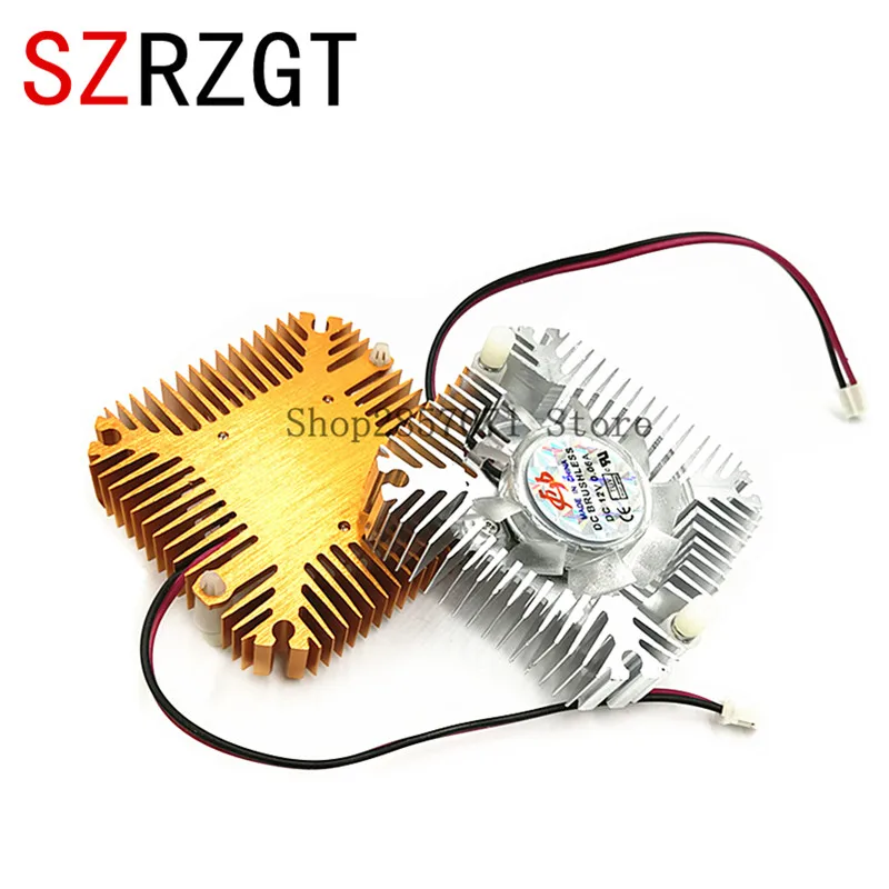 

Aluminum Heatsink with fan for 5W/10W High Power LED light Cooling Cooler DC12V