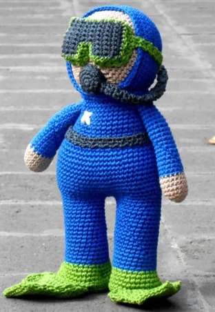 Кроше Детские amigurumi пожарный погремушка игрушка кукла