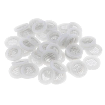 

Flat Silicone Gasket Metal Mesh Sealing Washer Spacer 1/2'' O-ring Seal 50pcs