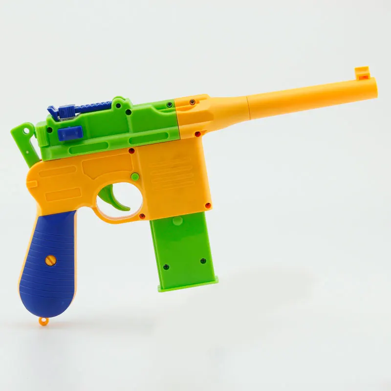 

Plastic Military Pistol Toy Gun Colorful Toy Weapon Soft Bullet Pistol Outdoor CS Fighting Game Prop Grandson Birthday Gift