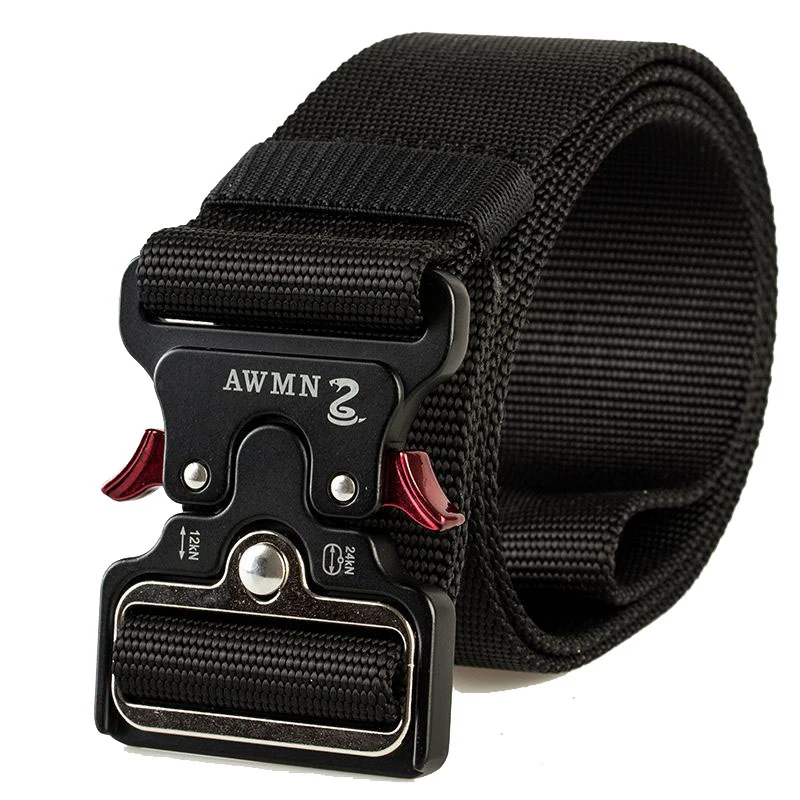New 5cm Cobra Buckle Tactical Belt 125cm High Quality Nylon Casual Canvas Belt For Men And Women