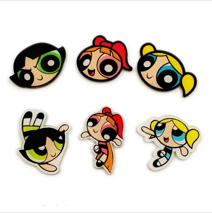 

Cartoon Cute The powerpuff girls pin Soft Enamel Pin Lapel Pin Badge Brooch Jewelry brooch kids gifts Accessories