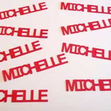 Пользовательское Имя/поговорка Конфетти Свадьба День рождения для новобрачных, вечеринка в честь новорождённого вечерние стол декор Скрапбукинг конфеттис