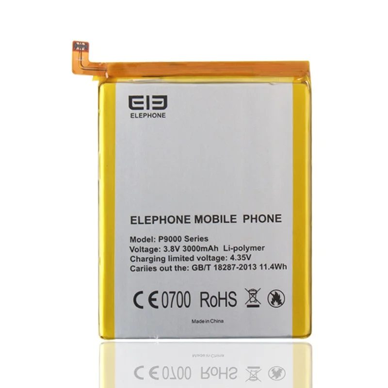 Батарея Elephone P9000 высокое качество оригинал 3000 мА · ч запасная батарея для