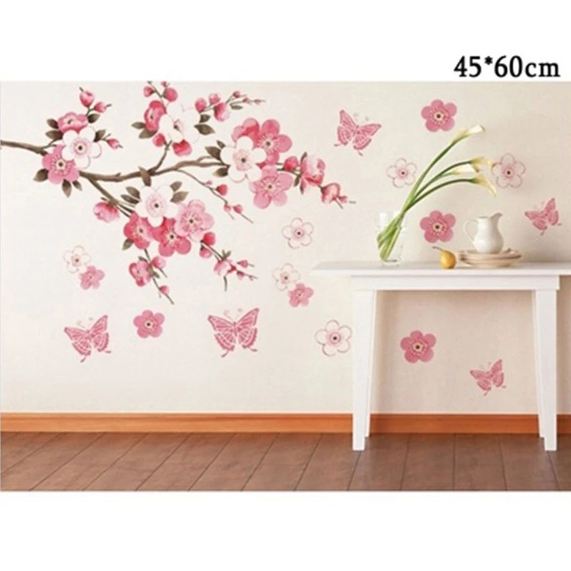 Sakura предназначен настеный стикер для домашний декор гостиной DIY настенные