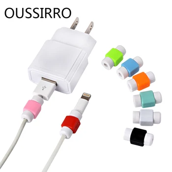 

5Pcs/lot Data Line Protection Case Coil Sleeve Protective Cover Fracture Prevention Phone Charging Case Headphone Storage Gift