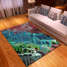 Скандинавские ковры, мягкие фланелевые 3D принтованные коврики, коврик для гостиной, противоскользящий большой ковер, ковер для декора гостиной