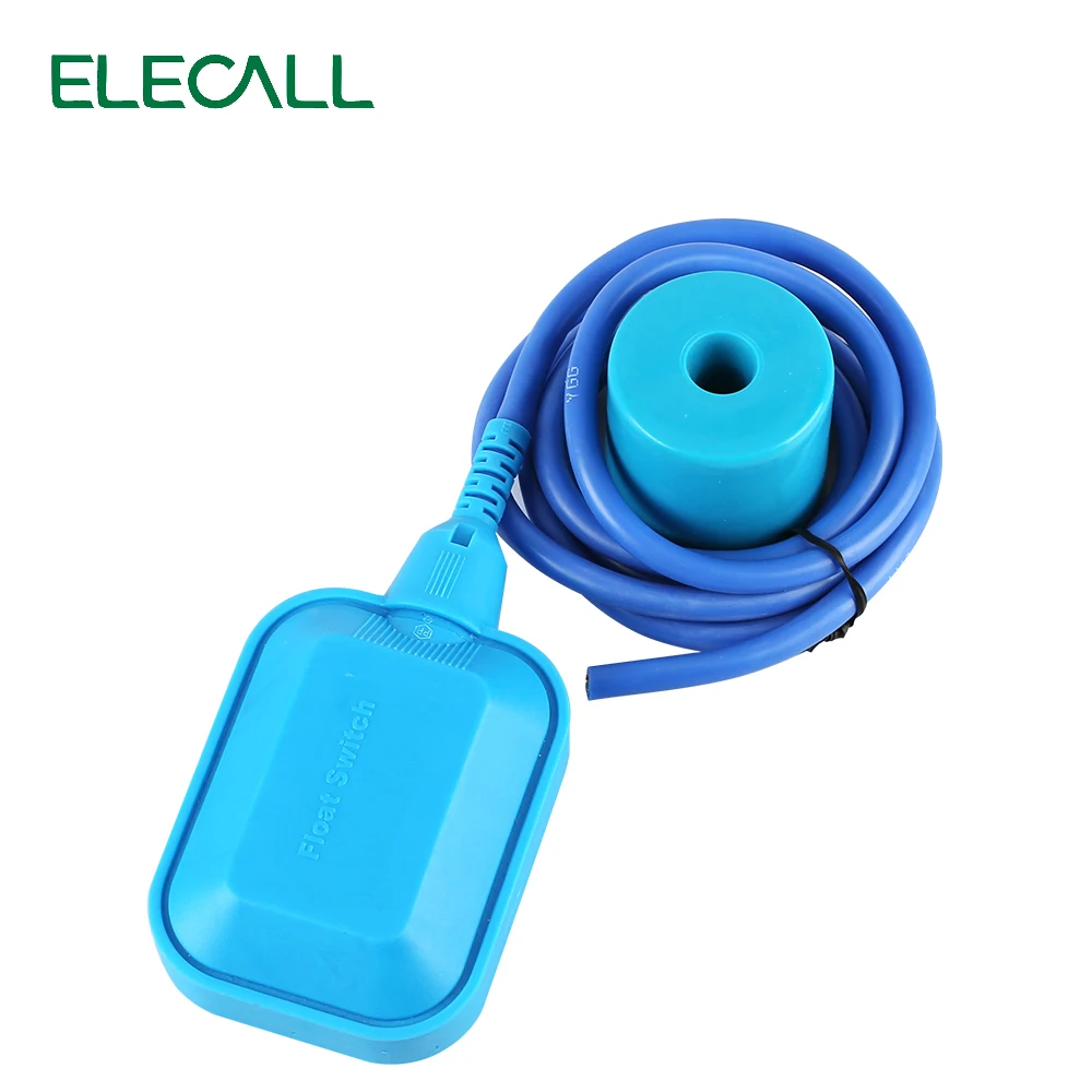 

ELECALL 2M Float Switch Controller Silicone Wire High Temperature Liquid Fluid Water Level Float Switch Contactor Sensor