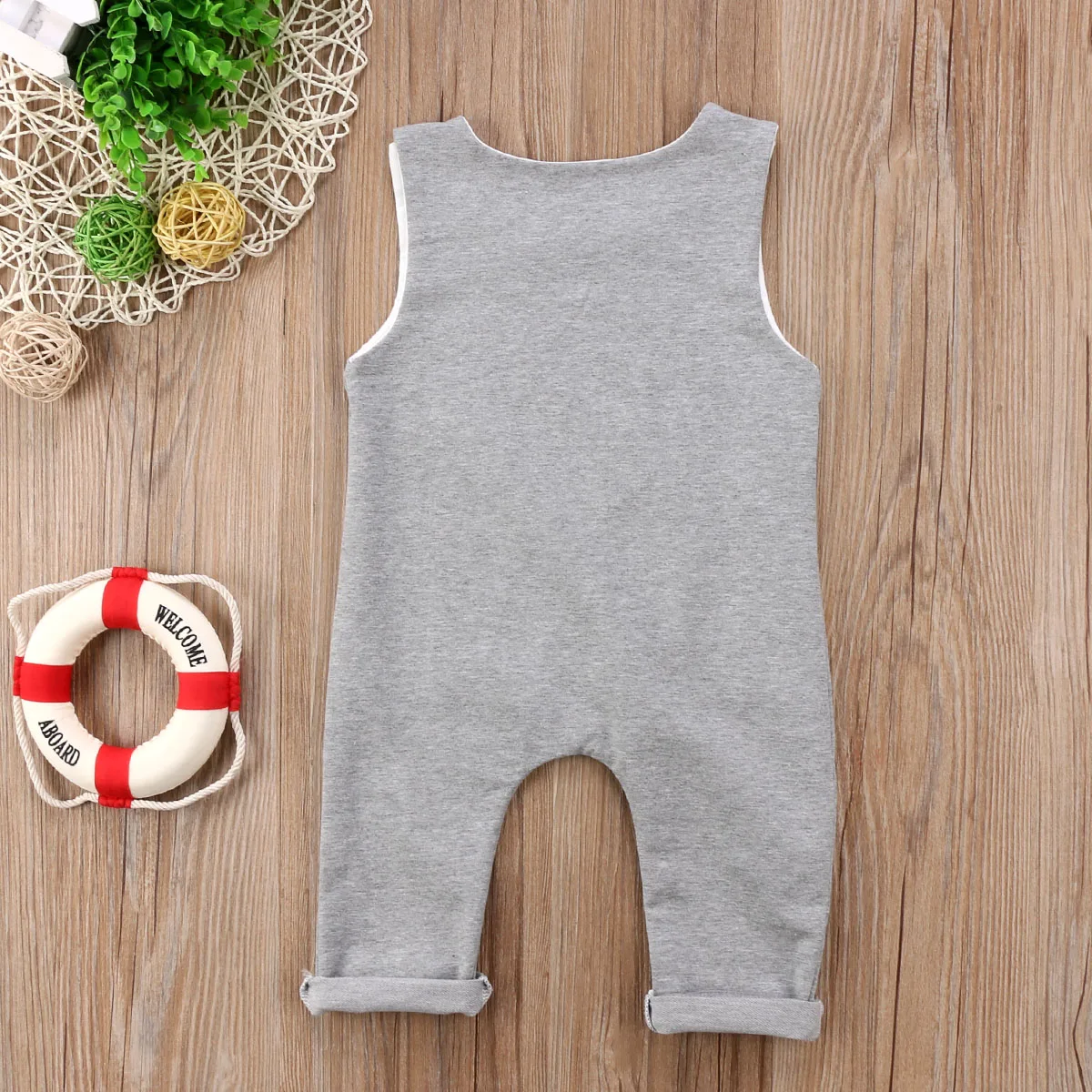 0-24 متر لطيف الرضع طفل الفتيان الفتيات الكرتون الدب رومبير أكمام بذلة الزي sunsuit 0-24 متر لطيف الرضع طفل الفتيان الفتيات الكرتون الدب رومبير أكمام بذلة الزي sunsuit