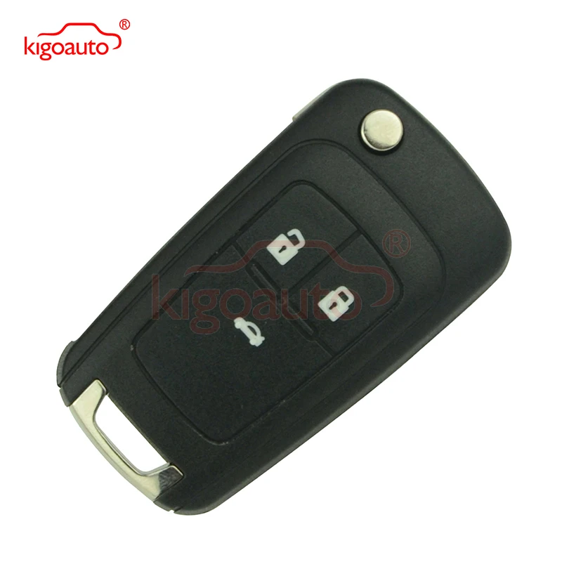 Cruze флип дистанционный ключ 2010 2011 2012 2013 3 кнопки 433 МГц для Chevrolet Автомобильный ключ с ID46 чипом kigoauto
