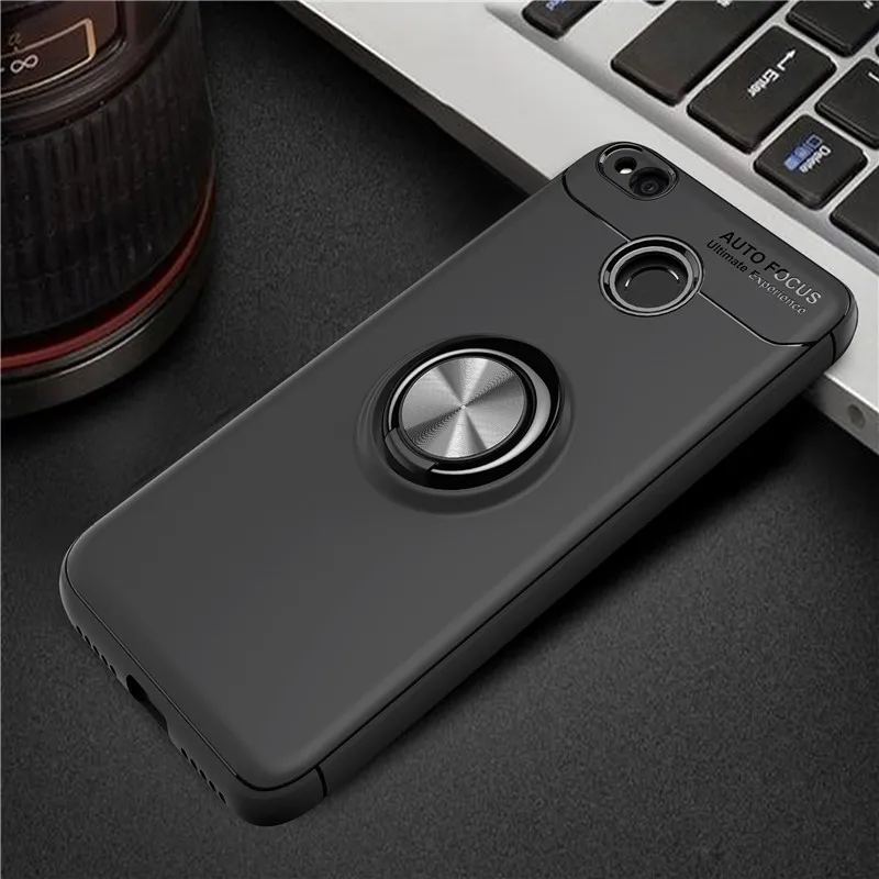 Redmi 4X Case For Xiaomi Redmi 4A 4X Cases Thin Finger Ring Holder Case Xiaomi Redmi 4X Cover Phone Invisible Bracket Stand Shell2