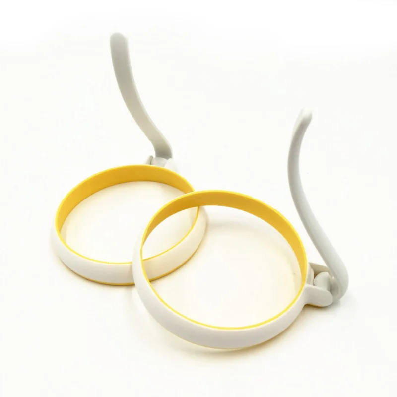 

2 Pcs Egg Pancake Ring Omelette Fried Egg Round Shaper Eggs Mould Nonstick Silicone Fried Egg Mold Rings for Breakfast