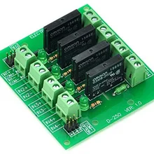 Электроника-салон DC24V 4 канала DC-AC 2Amp G3MB-202P твердотельный релейный модуль бесконтактного реле платы