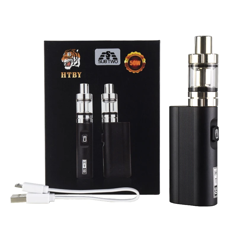 SUB TWO HT50 Box Mod Vape Pen Vaporizer 2200mah Electronic Cigarette New 50w Kit 2ml Atomizer Tank E-cigarette Vaporizer Vapor SUB TWO HT50 Box Mod Vape Pen Vaporizer 2200mah Electronic Cigarette New 50w Kit 2ml Atomizer Tank E-cigarette Vaporizer Vapor