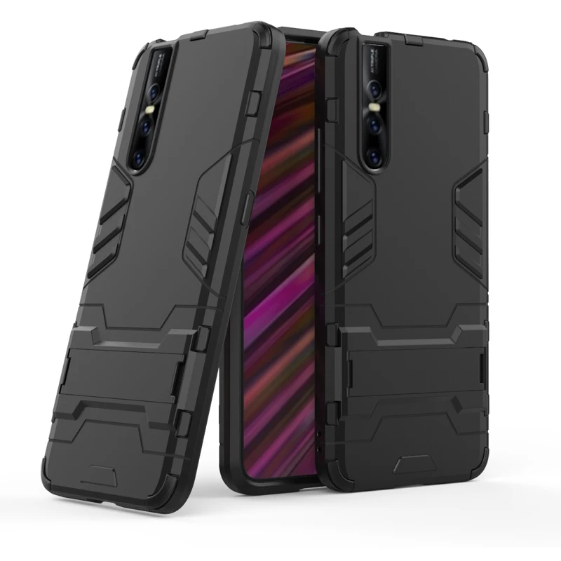 Phone Case For vivo V15 3D Combo Armor Case for vivo V15 for vivo V15 Pro Shockproof Back Cover Fundas Coque Etui Bags Shell