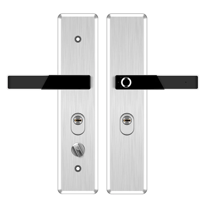 100 user Stainless steel Intelligent semiconductor Fingerprint Lock Electronic biometric fingerprint Suit for Wooden Door | Безопасность
