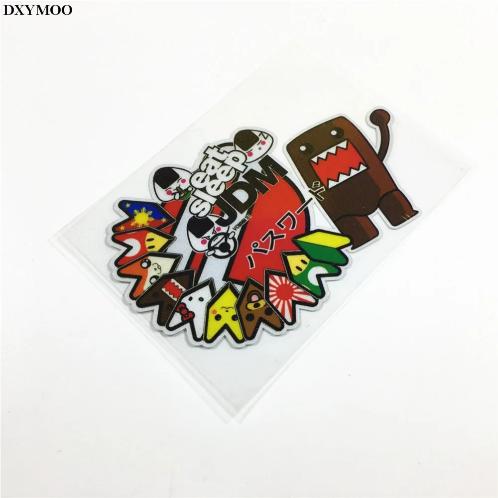 

Car Sticker Waterproof Password JDM Window Sticker Reflective Stickers Vinyl Decals for HF HellaFlush Domo