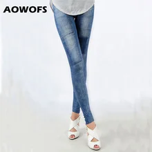 Узкие джинсовые узкие Женские легинсы, тонкие черные джинсы, леггинсы, повседневные эластичные узкие брюки с высокой талией, синие джинсовые леггинсы для женщин