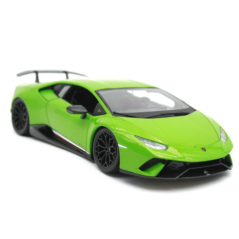 1:18 литая модель спортивного автомобиля для LAMBORGHINIed HURACAN, Игрушечная модель из сплава с управлением на рулевом колесе