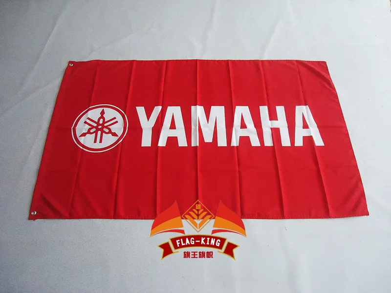 

yamaha motor racing flag,90*150CM ,100% polyester,yamaha rocks banner