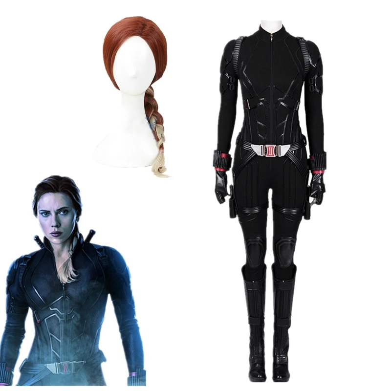 Avengers Endgame Black Widow Cosplay Natasha Romanoff Costume Women Girls Party Halloween Costume customized Avengers Endgame Black Widow Cosplay Natasha Romanoff Costume Women Girls Party Halloween Costume customized