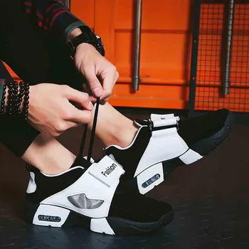 

39-44 Code Buckle Factory Direct Ins Super Fire Sports Shoes Men's Korean Version Of Ulzzang Breathable Student Casual Running