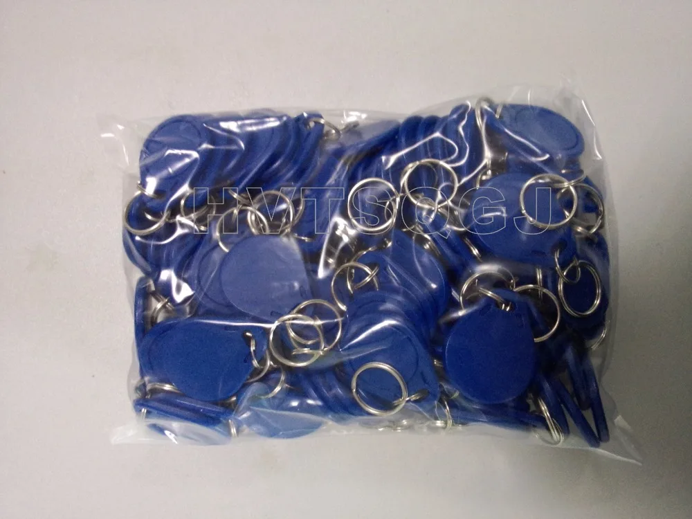 

100Pcs/lot 13.56Mhz NFC Tag MF S50 1k F08 IC Keyfobs ISO14443A Readable And Writeable Card Use ABS Material