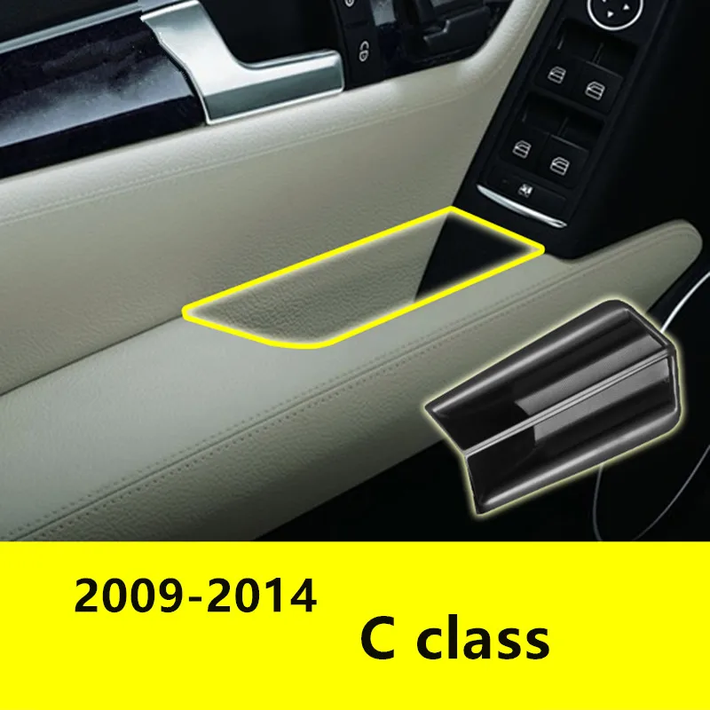 

Front Door Handle Storage Box For Mercedes Benz C class W204 2008-2014 Container Holder Tray Car Organizer Accessories