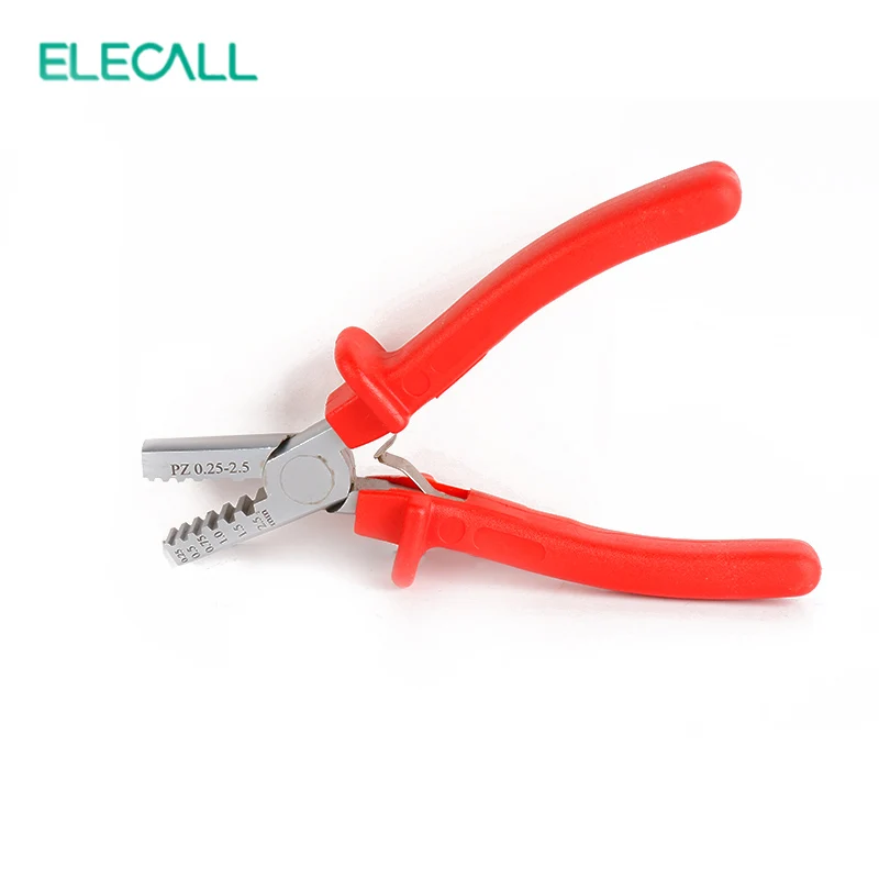 ELECALL PZ 0 25 2 5 мини тип саморегулирующиеся обжимные плоскогубцы 2.5mm2 зажимы клеммы
